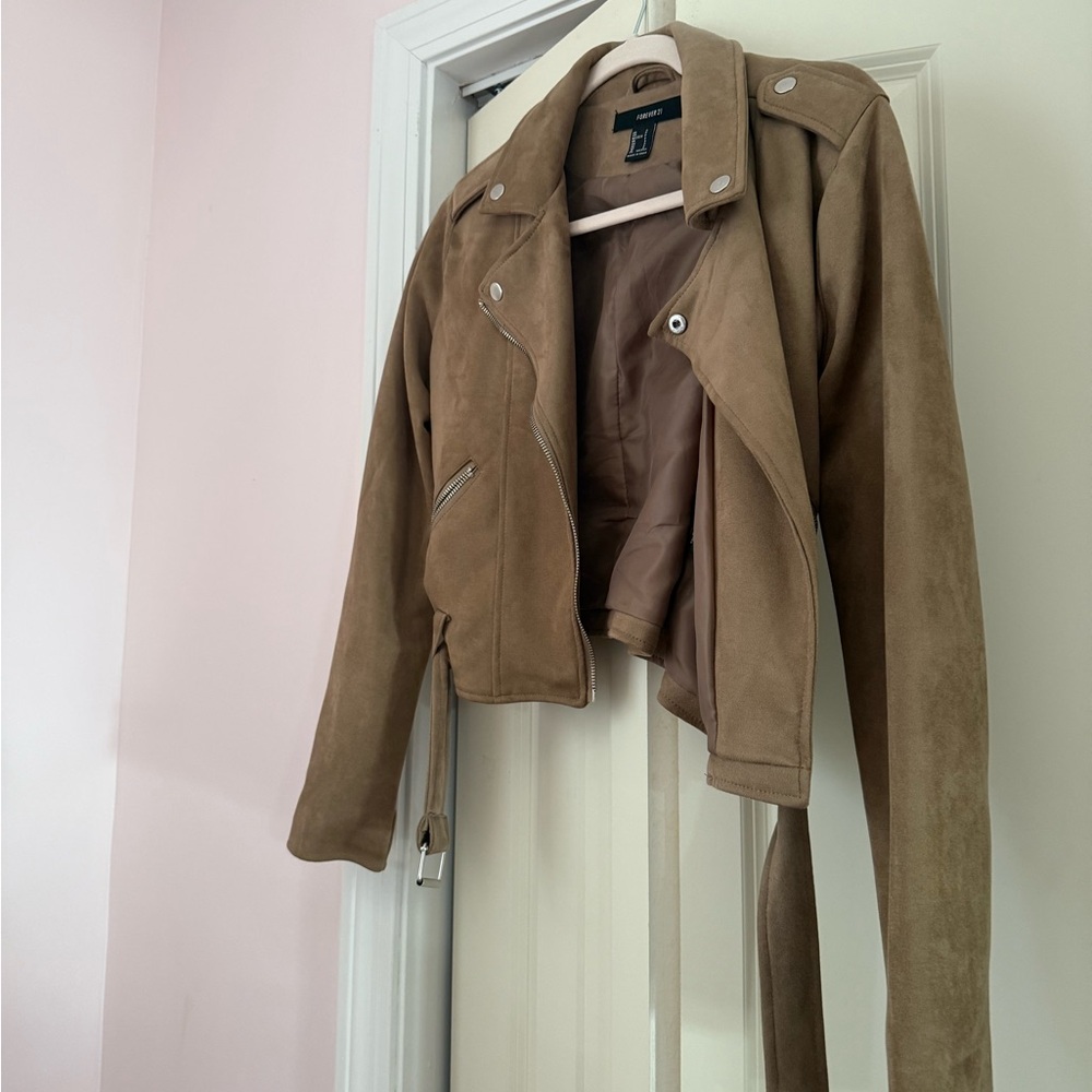 Tan Suede Women's Jacket Forever 21
